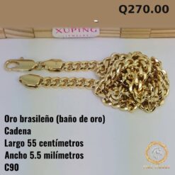 Cadena C-90 · Largo 55 cm / Ancho 5.5 mm