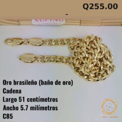 Cadena C-85 · Largo 51 cm / Ancho 5.7 mm