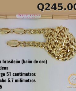 Cadena C-85 · Largo 51 cm / Ancho 5.7 mm