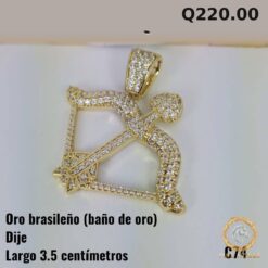 Dije C-74 · Largo 3.5 cm