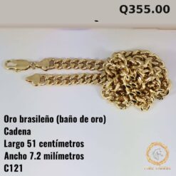Cadena C-121 · Largo 51 cm / Ancho 7.2 mm