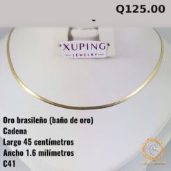 Cadena C-41 · Largo 45 cm / Ancho 1.6 mm