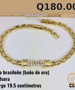 Pulsera C-62 · Largo 19.5 cm