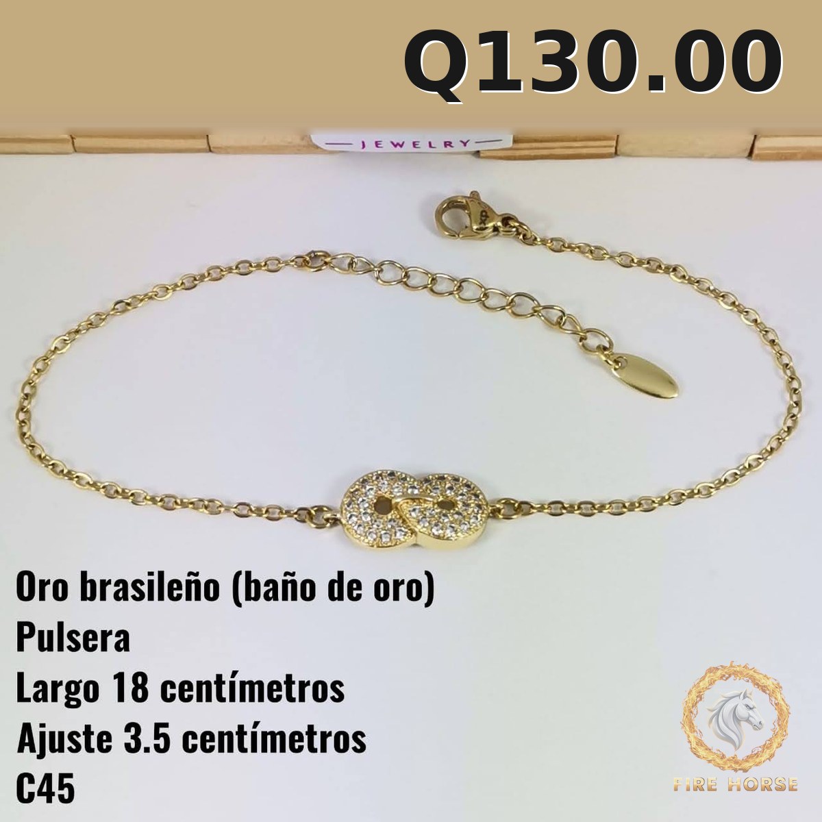 Pulsera C-45 · Largo 18 cm