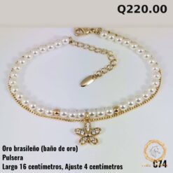 Pulsera C-74 · Largo 16 cm