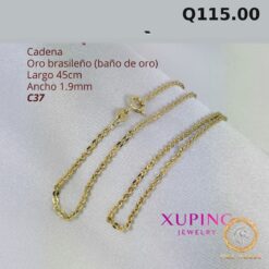 Cadena C-37 · Largo 45 cm / Ancho 1.9 mm