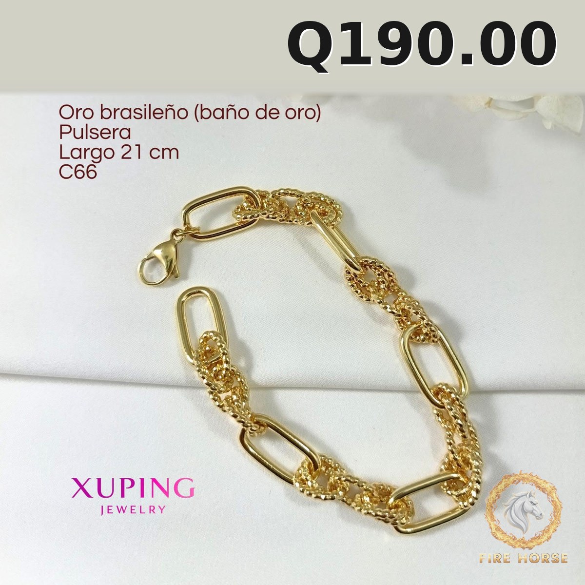 Pulsera C-66 · Largo 21 cm
