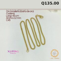 Cadena C-45 · Largo 45 cm / Ancho 2.2 mm
