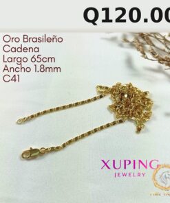 Cadena C-4 · Largo 65 cm / Ancho 1.8 mm