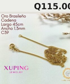 Cadena C-39 · Largo 45 cm / Ancho 1.3 mm