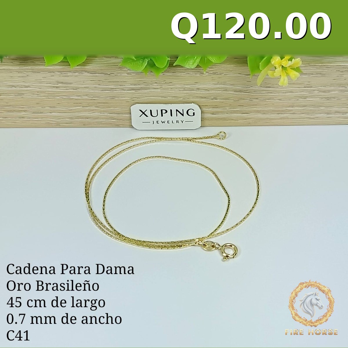 Cadena C-41 · Largo 0.7 mm