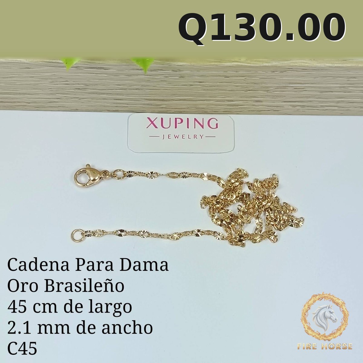 Cadena C-45 · Largo 2.1 mm