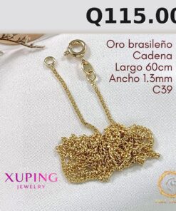 Cadena C-39 · Largo 60 cm / Ancho 1.3 mm