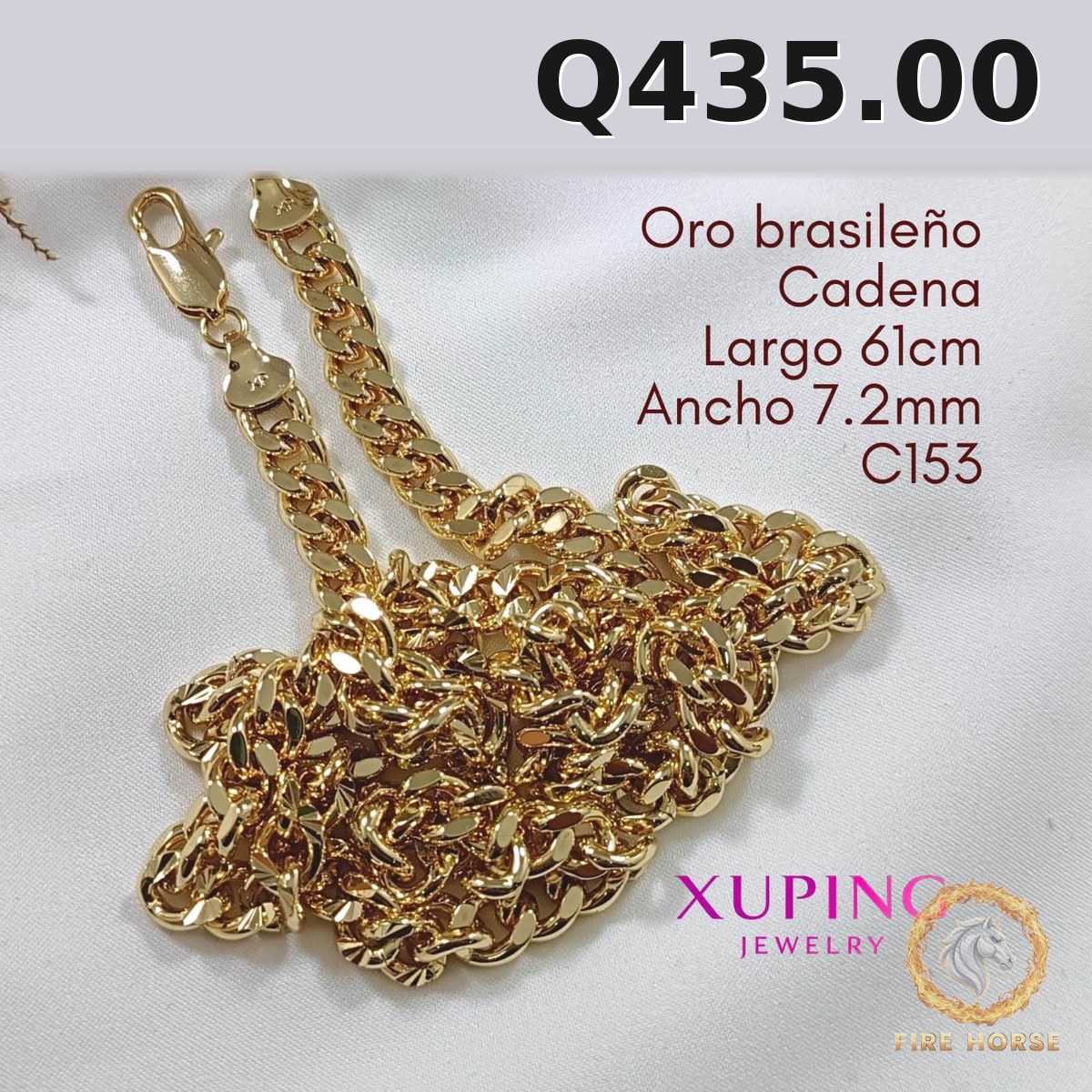 Cadena C-153 · Ancho 7.2 mm