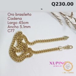 Cadena · Largo 45 cm