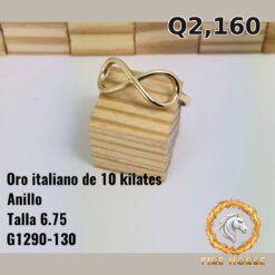 Anillo de oro italiano 10k — G1290-130