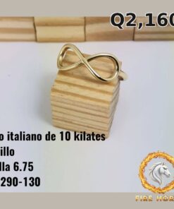 Anillo de oro italiano 10k — G1290-130