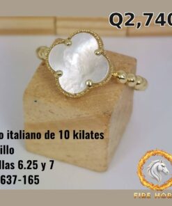 Anillo de oro italiano 10k — G1637-165