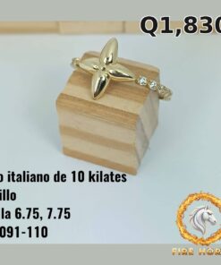 Anillo de oro italiano 10k — G1091-110