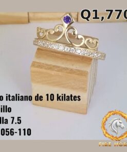 Anillo de oro italiano 10k — G1056-110