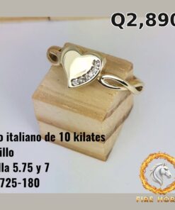 Anillo de oro italiano 10k — G1725-180