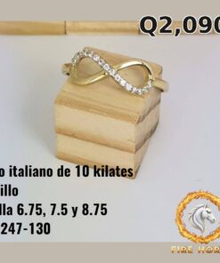 Anillo de oro italiano 10k — G1247-130