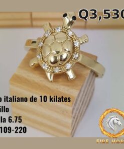 Anillo de oro italiano 10k — G2109-220