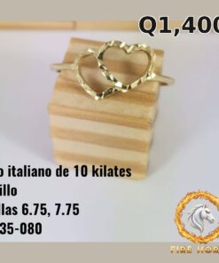 Anillo de oro italiano 10k — G835-080