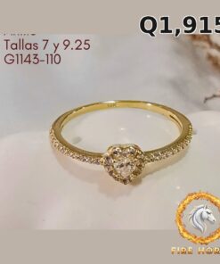 Anillo de oro italiano 10k — G1143-110