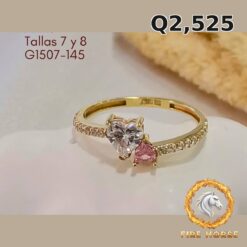 Anillo de oro italiano 10k — G1507-145