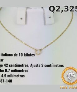 Collar de oro italiano 10k — G1387-140