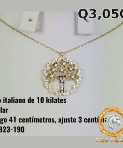 Collar de oro italiano 10k — G1823-190