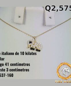 Collar de oro italiano 10k — G1537-160