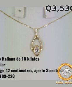 Collar de oro italiano 10k — G2109-220