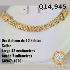 Collar de oro italiano 10k — G8947-1020
