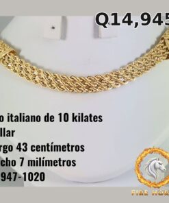 Collar de oro italiano 10k — G8947-1020