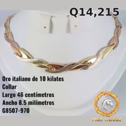 Collar de oro italiano 10k — G8507-970