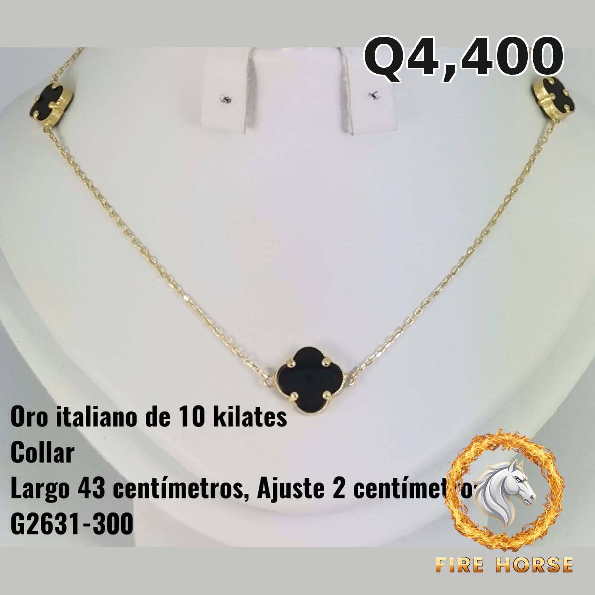 Collar de oro italiano 10k — G2631-300