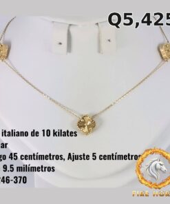 Collar de oro italiano 10k — G3246-370