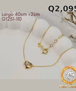 Gargantilla de oro italiano 10k — G1251-110