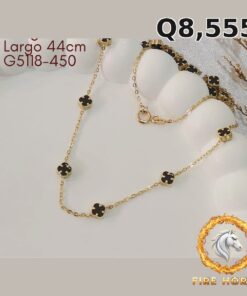 Gargantilla de oro italiano 10k — G5118-450
