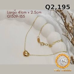 Gargantilla de oro italiano 10k — G1309-155