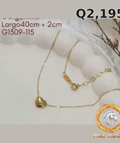 Gargantilla de oro italiano 10k — G1309-115