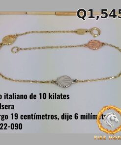 Pulsera de oro italiano 10k — G922-090