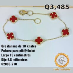 Pulsera para niño o bebé de oro italiano 10k — G2083-210