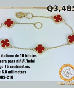 Pulsera para niño o bebé de oro italiano 10k — G2083-210