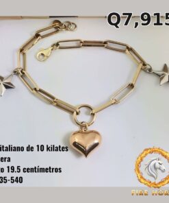 Pulsera de oro italiano 10k — G4735-540