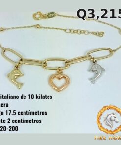 Pulsera de oro italiano 10k — G1920-200