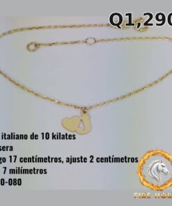 Pulsera de oro italiano 10k — G770-080