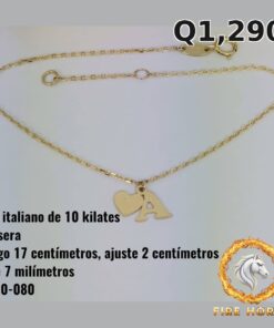 Pulsera de oro italiano 10k — G770-080